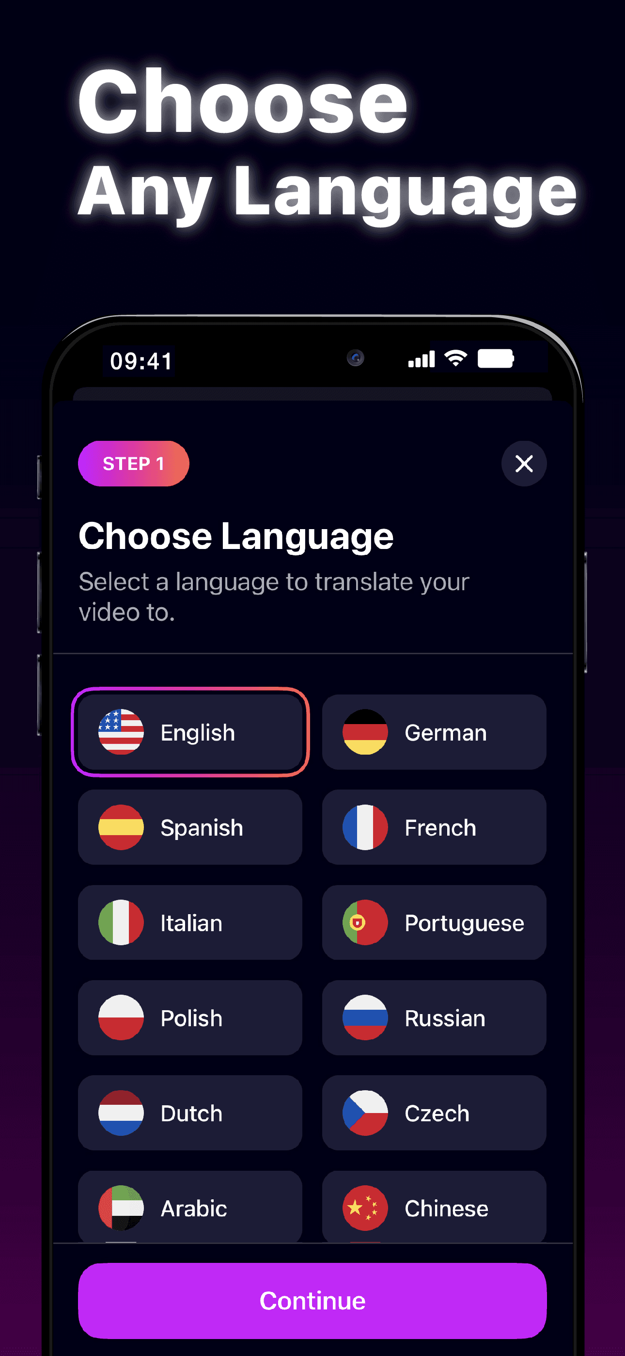 Multi-Language Support
